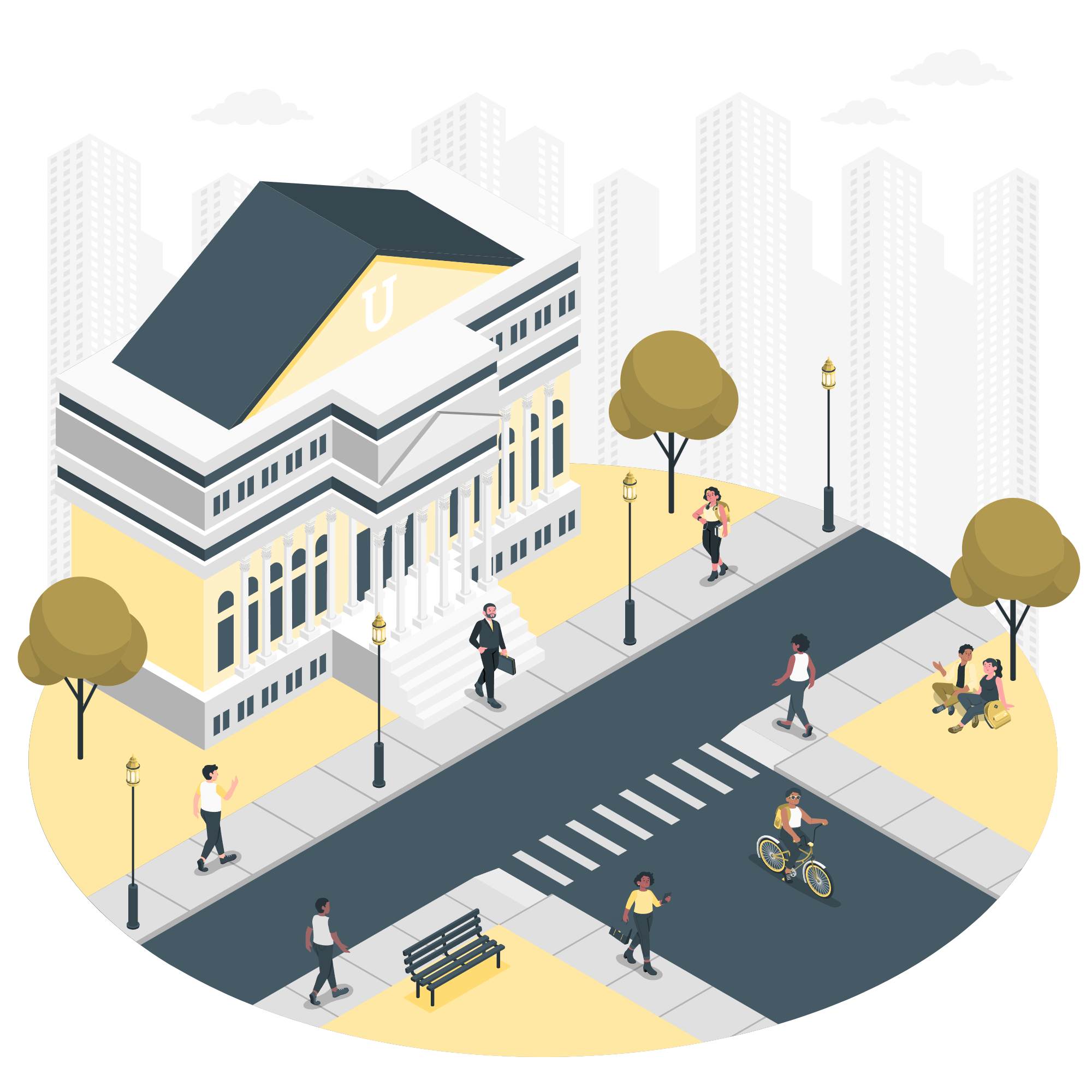 Ilustrasi sekolah